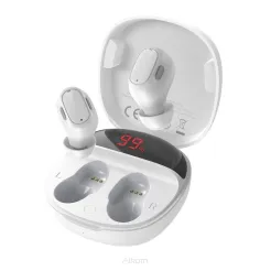 BASEUS słuchawki bezprzewodowe / bluetooth TWS Encok WM01 Plus biała NGWM01P-02