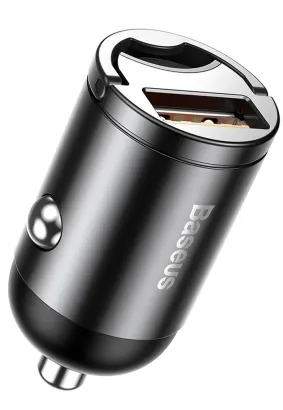 BASEUS ładowarka samochodowa USB TINY STAR QC 30W szara VCHX-A0G
