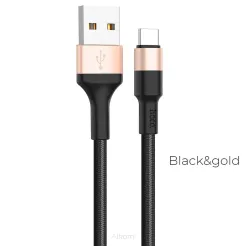 HOCO kabel USB do Typ C Xpress X26 czarno-złoty