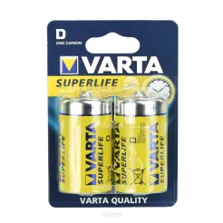Bateria Cynkowa VARTA  R20 (typ D) 2 szt Superlife.
