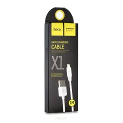 HOCO kabel USB A do Lightning 2,1A X1 1 m biały
