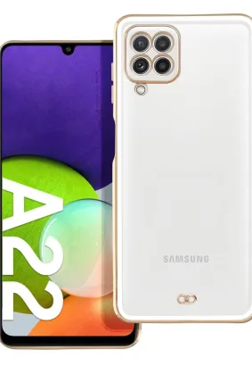Futerał Forcell LUX do SAMSUNG Galaxy A22 4G biały