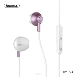 REMAX zestaw słuchawkowy / słuchawki RM-711 rożowo-złoty