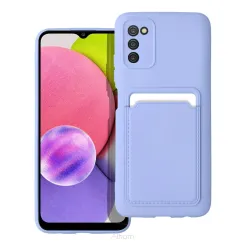 Futerał Forcell CARD CASE do SAMSUNG A03S fioletowy