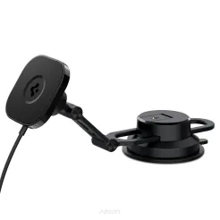 Uchwyt samochodowy SPIGEN ITS35W-3 Onetap Pro 3 Magnetic Magsafe Windshield & Dashboard Car Mount Wireless Charger black