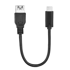 Adapter OTG USB do USB Typ C 3.0 czarny.