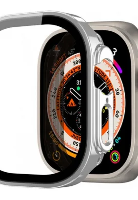 DUX DUCIS Hamo - futerał ochronny ze szkłem do Apple Watch Ultra 49mm srebrny