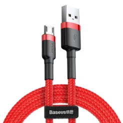 BASEUS kabel USB Cafule Micro 2A CAMKLF-B09 1 metr czerwony