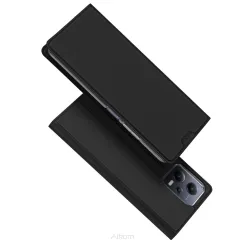 DUX DUCIS Skin Pro - futerał z klapką do Redmi Note 12 Pro 5G czarny