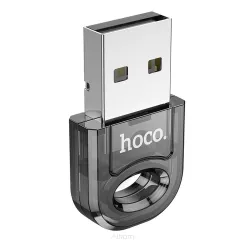 HOCO adapter USB A bluetooth UA28 transparentny czarny