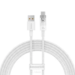 BASEUS kabel USB do Typ C Power Delivery Explorer 100W 2m biały CATS010502