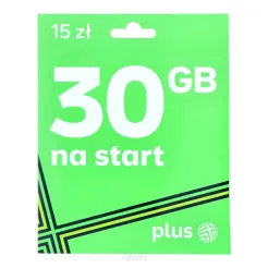 Karta Startowa PLUS Internetowy 15zł / 30GB