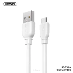 REMAX kabel USB - Micro Suji Pro 2,1A RC-138m biały