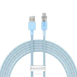 BASEUS kabel USB do Typ C Power Delivery Explorer 100W 2m niebieski CATS010503