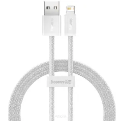BASEUS kabel USB do Apple Lightning 8-pin 2,4A Dynamic Series CALD000402 1m biały
