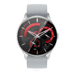 HOCO smartwatch / inteligentny zegarek Amoled Y15 smart sport (możliwość połączeń z zegarka) srebrny