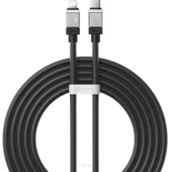 BASEUS kabel Typ C do Apple Lightning 8-pin CoolPlay Fast Charging 20W 2m czarny CAKW000101