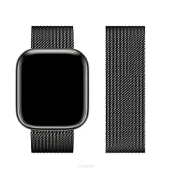 FORCELL F-DESIGN FA03 pasek / opaska do Apple Watch 42/44/45/49mm czarna