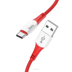 HOCO kabel USB do Typ C 3A Ferry X70 czerwony