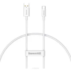 BASEUS kabel USB A do Typ C PD 100W 0,25m biały P10320102214-00