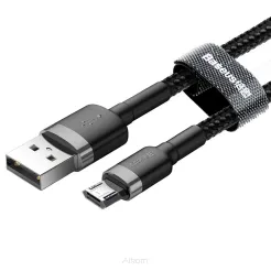 BASEUS kabel USB Cafule Micro 1,5A CAMKLF-CG1 2 metry szaro-czarny
