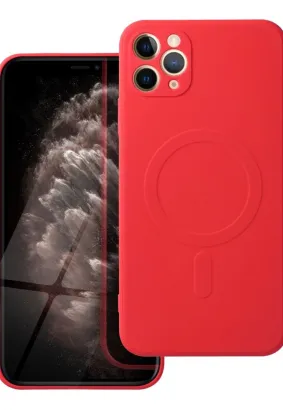 Futerał Silicone Mag Cover do IPHONE 11 PRO MAX czerwony