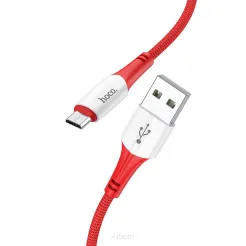 HOCO kabel USB do Micro 2,4A Ferry X70 czerwony