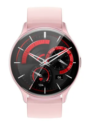 HOCO smartwatch / inteligentny zegarek Amoled Y15 smart sport (możliwość połączeń z zegarka) złoty róż