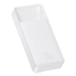 Bateria zewnętrzna (Powerbank) BASEUS Bipow Overseas Edition - 20 000mAh LCD Quick Charge PD 15W  PPBD050102 biały