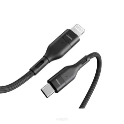 VEGER kabel Typ C do Apple Lightning 8-pin PD 27W 3A CL01 1,2m czarny