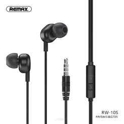 REMAX zestaw słuchawkowy / słuchawki RW-105 czarny