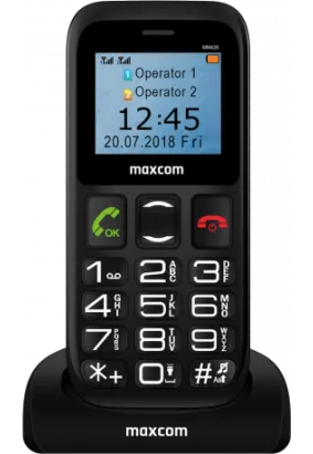 Telefon dla Seniora Maxcom MM 426 BB czarny
