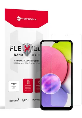 Forcell Flexible Nano Glass - szkło hybrydowe do Samsung Galaxy A03s